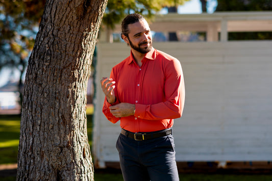 Couleurs : Chemise corail 